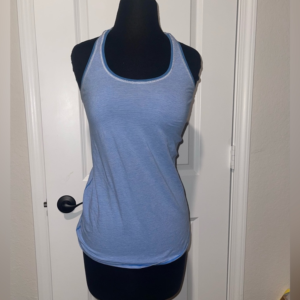 Lululemon Leightweight Stripe Racerback Tank Top